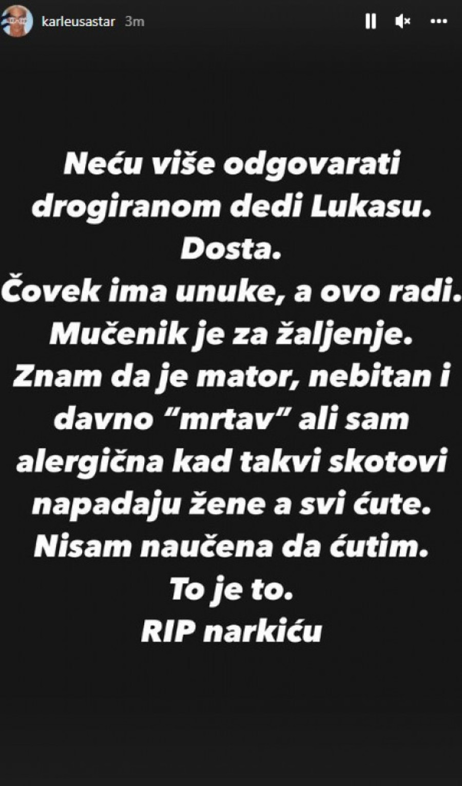 Lukas i JK nastavljaju da se vređaju! On tvrdi da je varala Duška s vaterpolistom, ona njemu da je nakazni pacov koji mrzi žene! (FOTO)