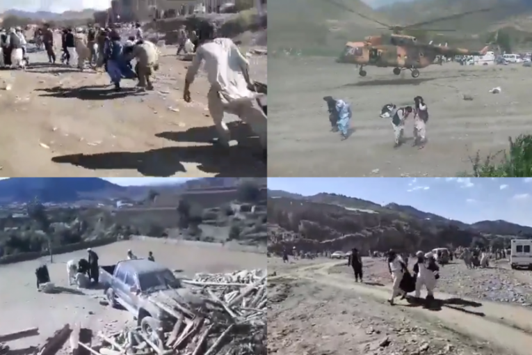Zastrašujući prizori stižu iz Avganistana: Razrušeno celo selo, povređeni leže na sve strane, ljudi uspaničeno beže (VIDEO/FOTO)