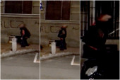 Pukni zoro, neću kući skoro! Urnebesan snimak pijanca koji baulja Beogradom - jedva stoji na nogama, gleda u nebo i puhće! (VIDEO)