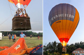 Leteli smo balonom iznad Beograda: Petočlana porodica Miladinović upravlja jedinim balonom u Srbiji, a doživljaj je čaroban (FOTO/VIDEO)