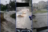 Apokalipsa na Novom Beogradu: Slapovi kod blokova, auto-put u zastoju, samo najhrabriji voze! (FOTO/VIDEO)