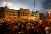Pune centralne ulice Skoplja: Osmi dan protesta protiv francuskog predloga