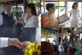 Ovakvo venčanje Srbija ne pamti: Jovana i Goran se venčali u autobusu! (FOTO/VIDEO)
