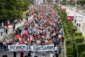 Ovog puta, srećom, mirno: Održan još jedan protest u Skoplju, u petak od 13 časova blokade puteva!?