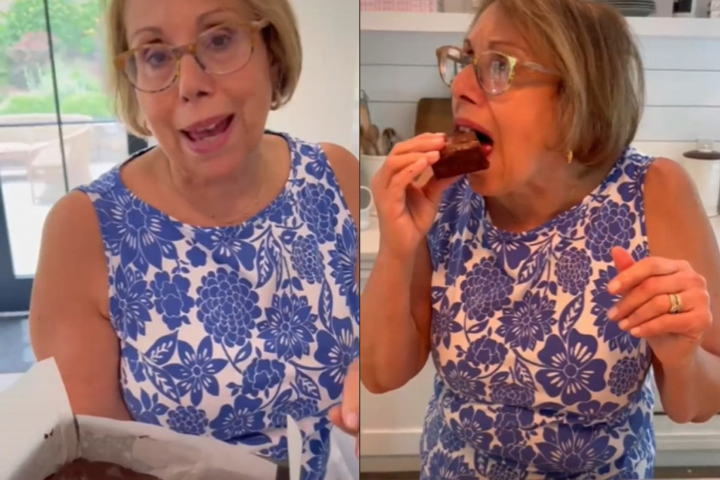 Svi su ludi za njenim trikom: „Ja sam baka osmoro unučića, a vi svi pogrešno pravite brauni kolačiće“ (VIDEO)