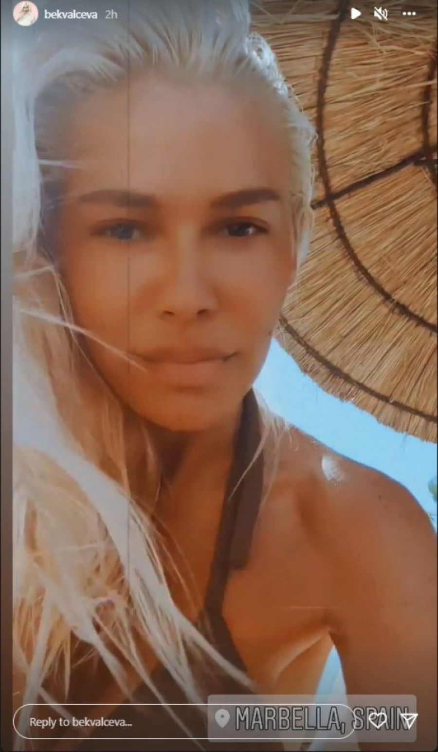 Nataša Bekvalac u Marbelji