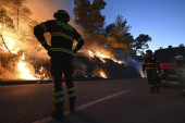 Nov požar u Šibeniku, desetine vatrogasaca u borbi sa stihijom (FOTO)