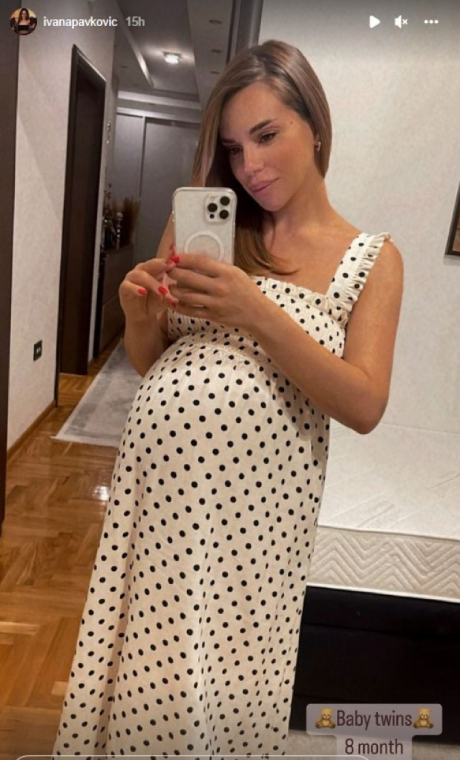 Ivana Pavković u osmom mesecu trudnoće