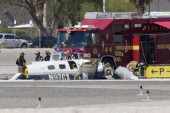 Jeziva nesreća u Las Vegasu: Dva aviona se sudarila na aerodromu, poginuli svi putnici (FOTO)