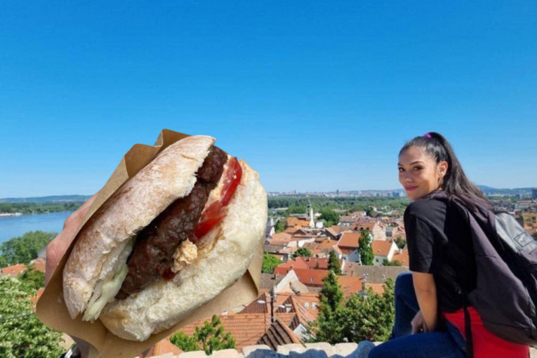Lepa Bolivijka otkinula na Srbiju: Dok nisam zagrizla pljeskavicu, mislila sam da je to običan hamburger! Savršena je! (VIDEO)