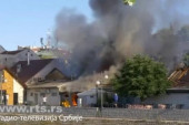 Veliki požar u centru Valjeva: Gori šest lokala u Čika Ljubinoj, vatrogasci na terenu (VIDEO)