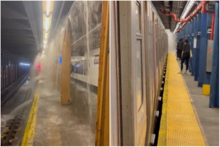 Potop u njujorškom metrou: Stanice se pretvorile u vodopade (VIDEO)