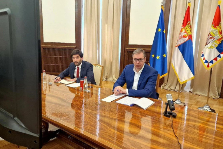 Predsednik Vučić sa Šefčovičem o saradnji Srbije i EU