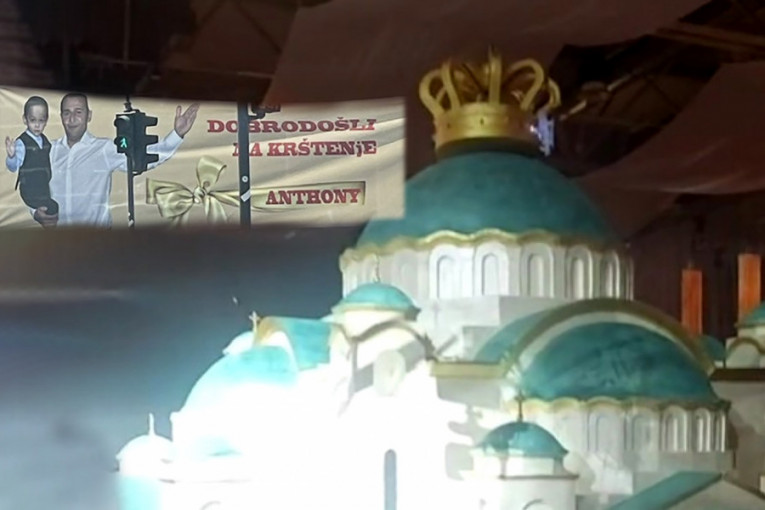 Neverovatna najava i proslava krštenja u Beogradu: Bilbord je samo bio uvod u slavlje koje je zapalilo internet! (VIDEO)