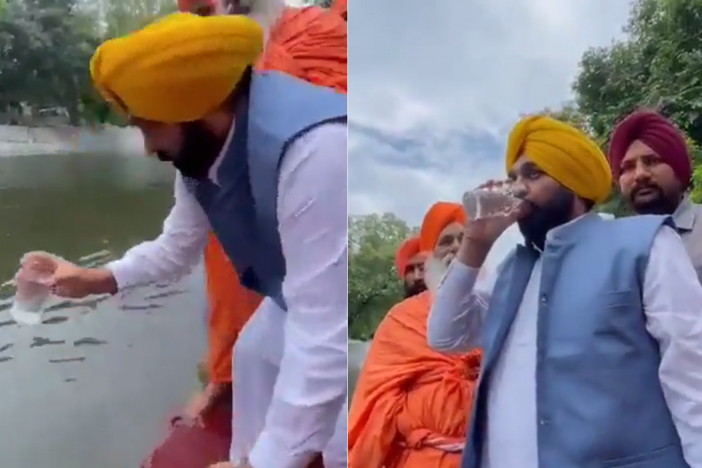 Indijski ministar pio zagađenu vodu iz "svete reke": Hteo da dokaže da je čista, pa završio u bolnici (VIDEO)