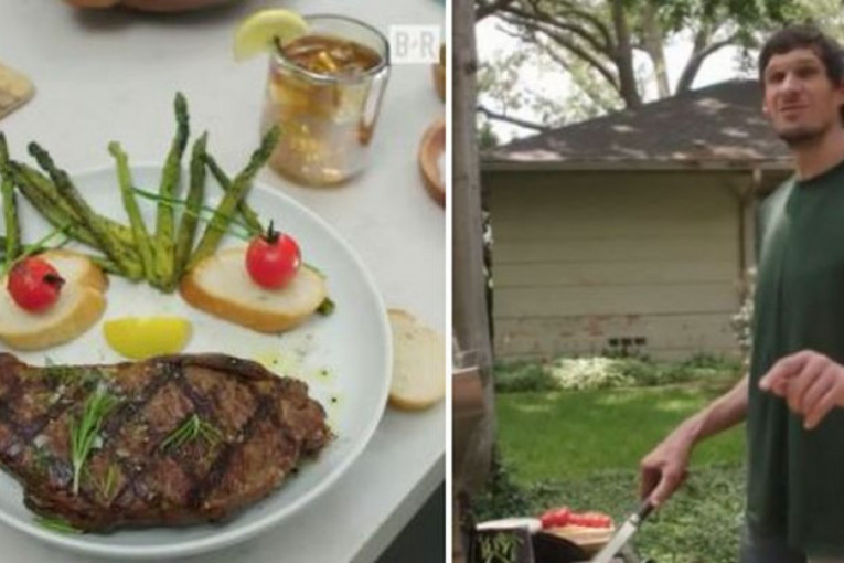Baš uživa u životu! Ode Boban u kulinare - pripremio biftek na svoj način! (VIDEO)