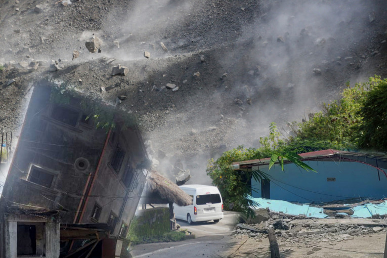 Dramatični snimci sa Filipina: Puca zemlja, ruši se zvonik, leti kamenje na automobile (VIDEO/FOTO)