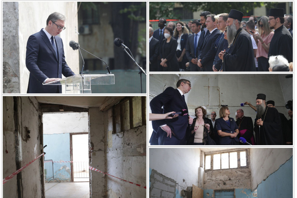 Predsednik Vučić obišao Staro sajmište: Hoću da vam kažem izvinite, gotovo 70 godina nismo vodili računa (FOTO)