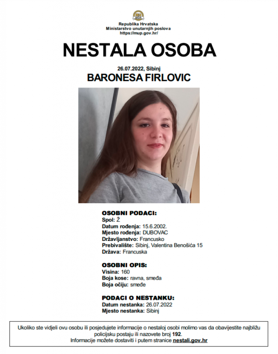 Hrvatska na nogama: Nestala mlada Francuskinja i njena beba!