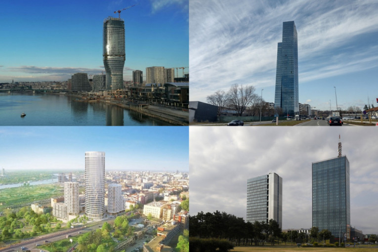 Futuristički Beograd! Krajem godine prestonica dobija svoju najvišu zgradu, a ovo je top 7 objekata koji "dodiruju" velegradsko nebo (FOTO)