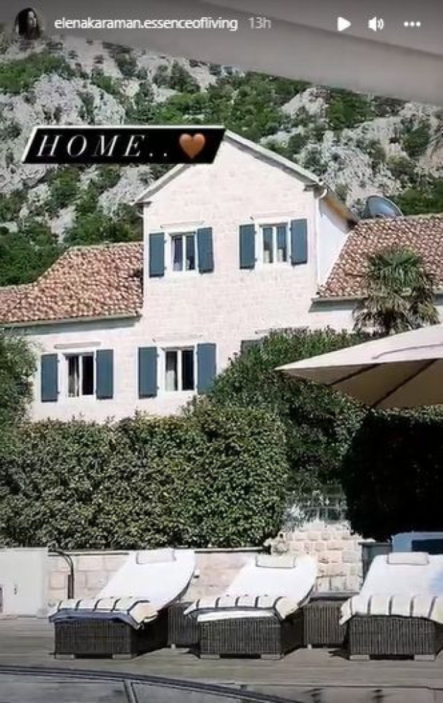 Ovde se baškari Elena Karaman! Dok ne nađe novog vlasnika - kuća vredna 1.500.000 evra je njen dom tokom leta (FOTO)