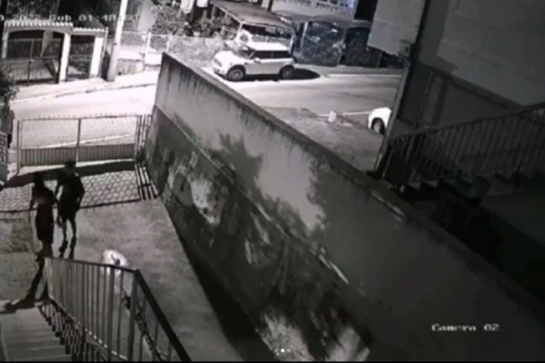 Neprijatna scena u Žarkovu: Mladići upali u dvorište kuće, jedan se čak i popeo na balkon! (VIDEO)