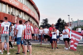 Večeras je sve crveno-belo! Navijači pristižu na stadion, Zvezda otvara evropsku sezonu (FOTO, VIDEO)