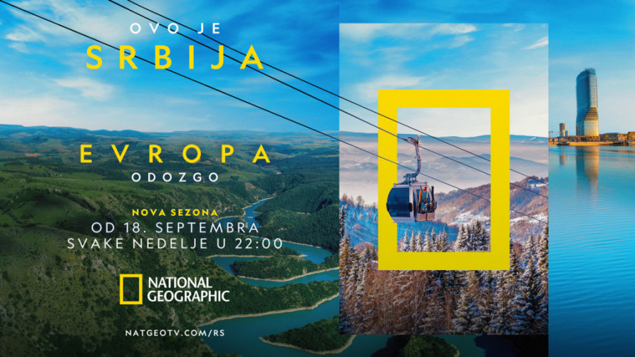 Svet će večeras videti Srbiju odozgo: Lepote koje oduzimaju dah premijerno na kanalu National Geographic (FOTO)