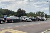 Lančani sudar na Pančevcu: Učestvovalo šest vozila, pričinjena veća materijalna šteta (VIDEO)