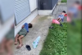 Pretužna slika iz Podgorice! Deca spavaju na betonu, mreža gori - "U šta smo se to pretvorili, u kamen?! (VIDEO)