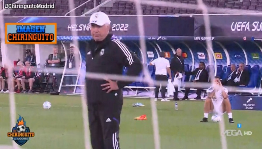Frka u Realu pred finale Superkupa! Anćeloti izbacio igrača sa treninga, on seo na loptu i ostao na terenu! (VIDEO)