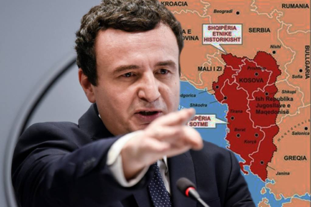 Kurti pokušava da stvori "veliku Albaniju": Prvi korak mu je da protera Srbe sa Kosmeta, ali Srbija to neće dozvoliti