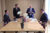Počeo zajednički sastanak Vučića i Kurtija sa Lajčakom u Briselu