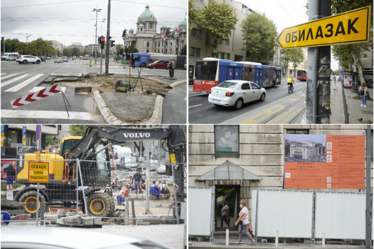 Beograd je postao veliko gradilište: Bageri na svakom ćošku - šta sve to neimari popravljaju u srpskoj prestonici? (FOTO)