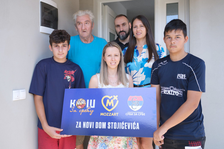 Ispunjeni snovi Stojićevića: Šestočlana porodica zahvaljujući kompaniji Mozzart dobila novi dom