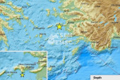 Serija zemljotresa pogodila grčko ostrvo: Tresao se Samos na 5,2 stepena po Rihteru!