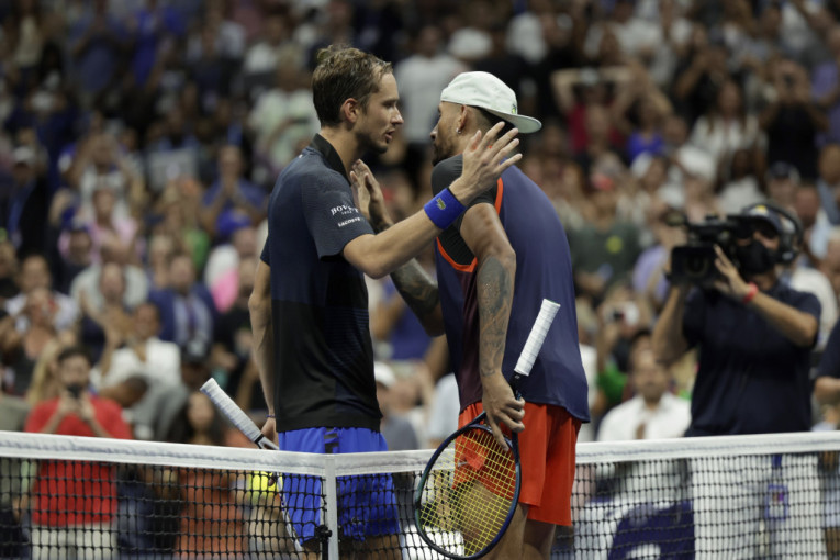 Medvedev predao krunu US Opena: Kirjos razbio Rusa servisima i oduzeo mu prvo mesto na ATP listi