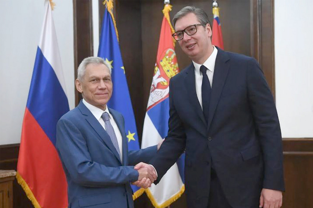 Predsednik sa Bocan-Harčenkom: Vučić primio Putinovu čestitku i informisao ruskog ambasadora o situaciji na Kosmetu (FOTO)