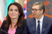 Predsednik Srbije Aleksandar Vučić ugostiće danas predsednicu Mađarske Katalin Novak