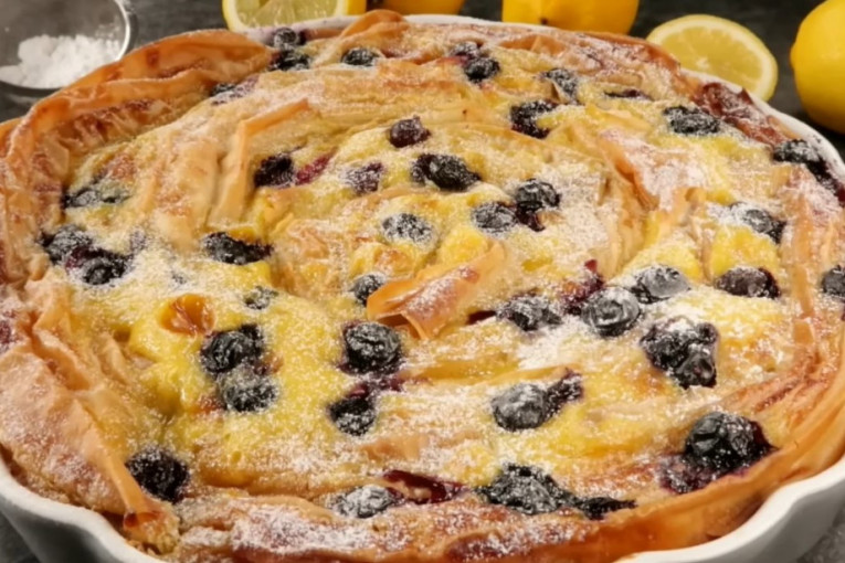 Recept dana: Tart sa filom od limuna i borovnicama - Hrskava korica po italijanskom receptu nikoga ne ostavlja ravnodušnim (VIDEO)