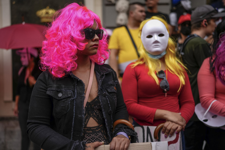 Ne zabrani prostitucije: Protest vlasnika i radnika španskih seks klubova (FOTO)