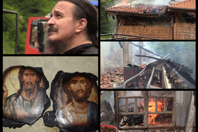 U stravičnom požaru u manastiru Svetog proroka Ilije sve je uništeno, sem ikona! Posle mnogo patnji otac Serafim želi samo jedno (FOTO)