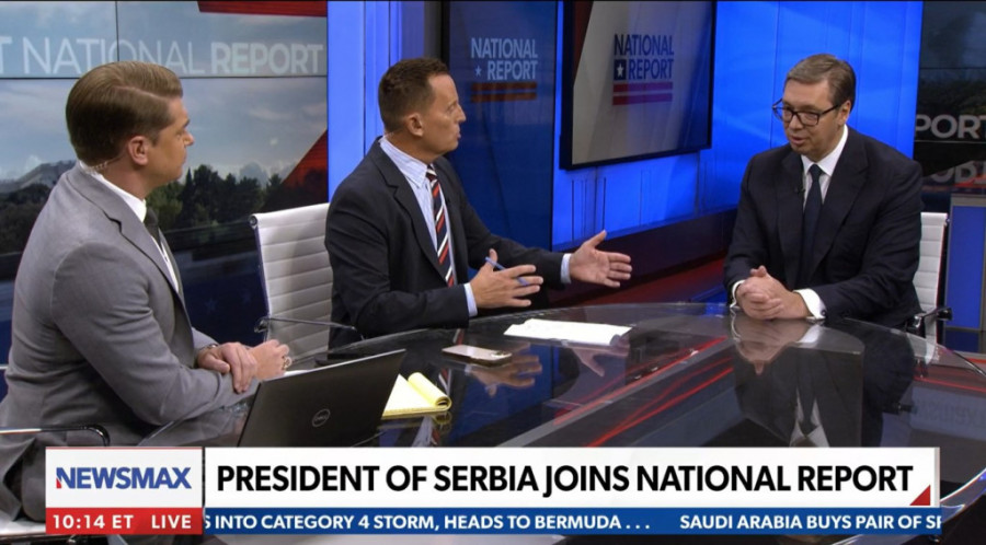 Ne mislim da Putin blefira: Predsednik Srbije na američkoj NewsmaxTV o svim gorućim temama