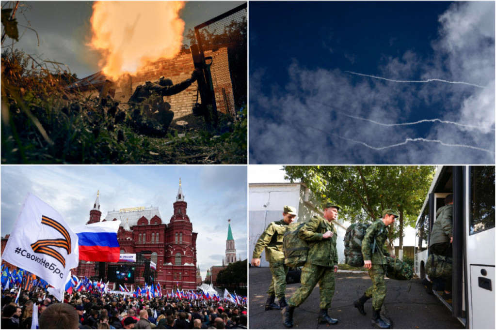 UŽIVO Nove sankcije za Rusiju posle Putinove izjave o nuklearnom napadu, puca se i tokom referenduma