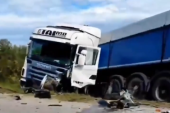 Teška saobraćajka kod Sopota: Kamionom sleteo sa puta, vozač preminuo na licu mesta