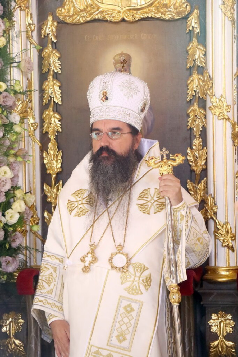 24SEDAM ŠABAC Patrijarh Porfirije uveo u tron episkopa šabačkog G. Jeroteja