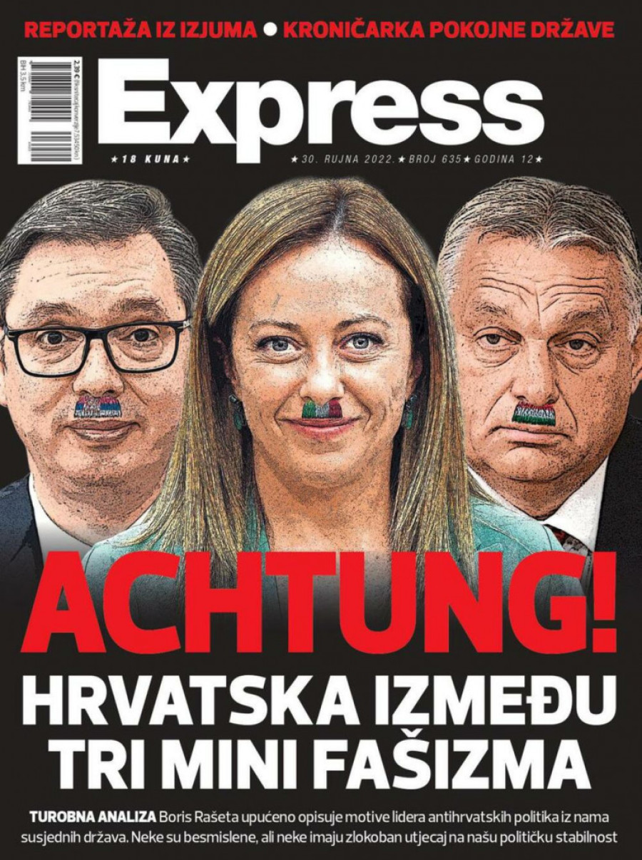 Najvernije Hitlerove sluge nas optužuju za nacizam: Hrvati napali predsednika Srbije, Orbana i Melonijevu