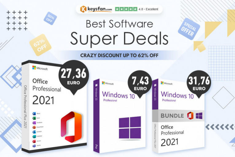 Jeftini i originalni Windows 10 i Office 2021, i više računarskih alata po specijalnoj ceni!