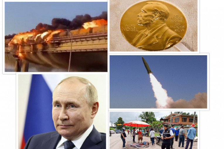 Sedmica u svetu: Novi pokušaji sabotaže Rusije, provokacije Zapada, 10 laureata i pokolj u vrtiću