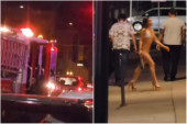 Striptizeta snimljena kako izlazi iz vatrogasnih kola! Odmah pokrenuta istraga, gradonačelnik besan (VIDEO)